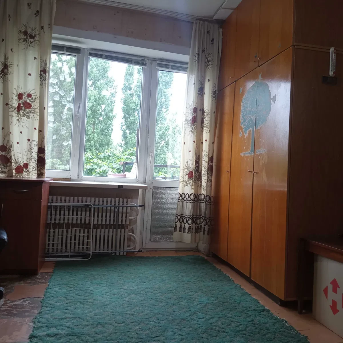 1-кімнатна квартира, Новокодацький: 5 хвилин до ринку, вікна у двір - фото 1
